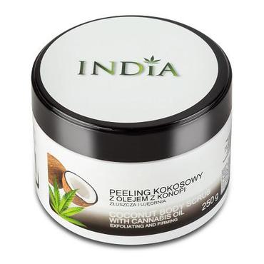 India -  India Peeling kokosowy z olejem z konopi
